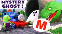 Thomas and Friends Mystery Ghost Challenge with Disney Pixar Cars Lightning McQueen and DC Comics Superman plus the Funny Funlings and a Dinosaur for Kids in this Family Friendly Full Episode Learn English Toy Story