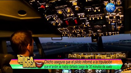 Chicho Trujillo y el susto de su vida: en pleno vuelo le informaron que el avión tenía un daño