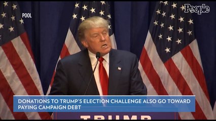 Donations to Trump's Baseless Election Challenge Also Go Toward Paying Off His Campaign Debt