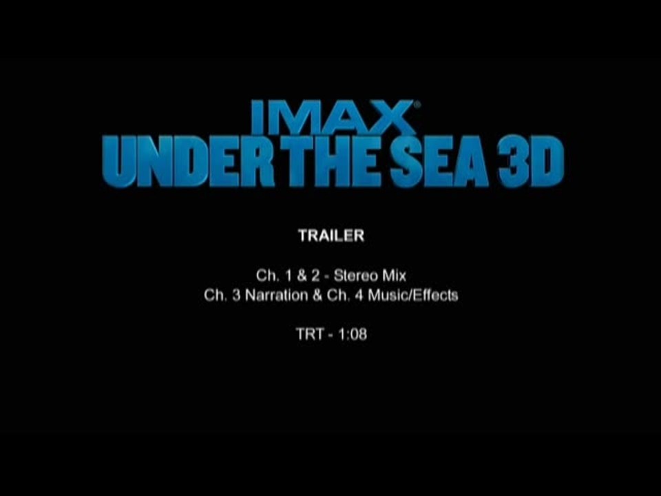 Under the Sea 3D - Trailer (English)
