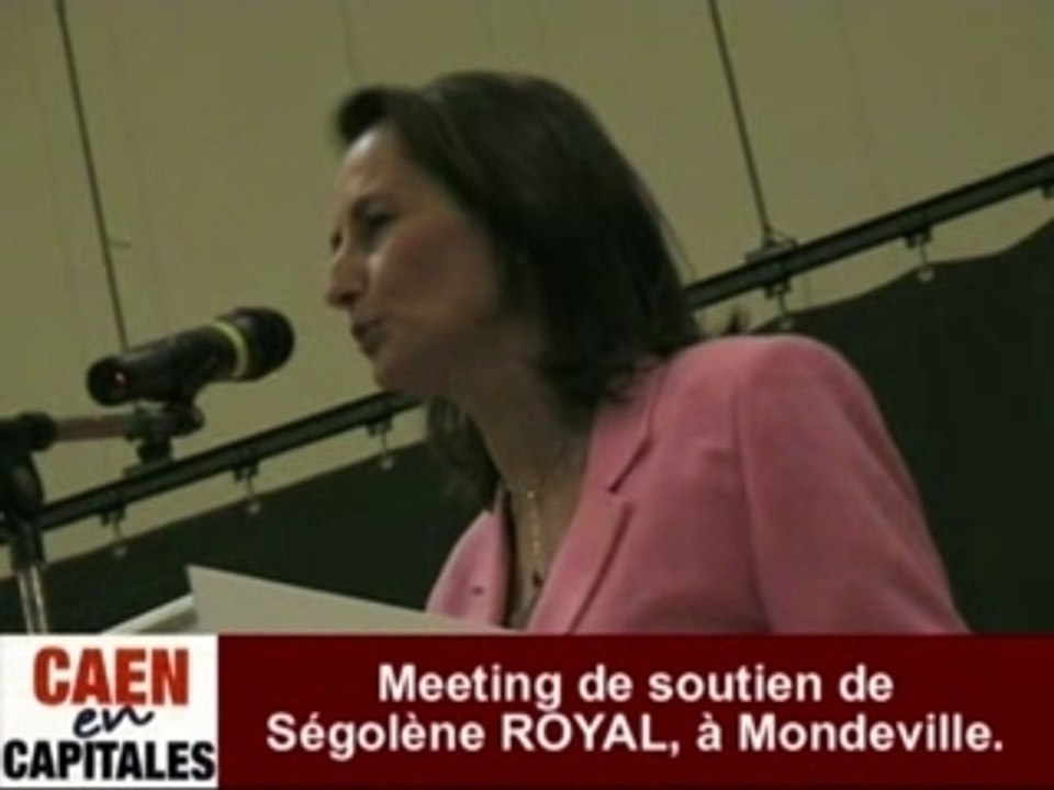Ségolène Royal à Mondeville soutient Philippe Duron
