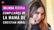 Belinda festeja cumpleaños de la mamá de Christian Nodal; así le agradeció su suegra