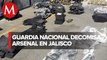 FGR asegura fusiles Barret y ametralladora antiaérea tras cateo en Jalisco