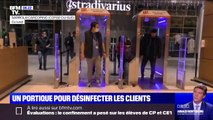 Covid-19: des portiques de désinfection installés à l'entrée d'un hypermarché près d'Ajaccio