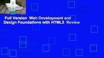 Full Version  Web Development and Design Foundations with HTML5  Review