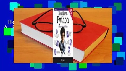 Head First Python: A Brain-Friendly Guide  Review