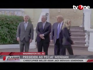 Donald Trump Pecat Menteri Pertahanan