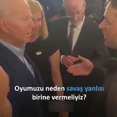 Joe Biden'ı şoke eden sözler! "Senin için sivilleri öldürdüm"