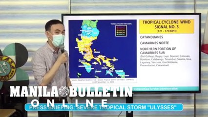 ‘Ulysses’ now a typhoon, Signal. 3 raised in NCR, 11 other areas