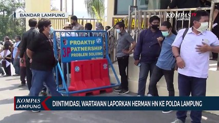 Diintimidasi, Wartawan Laporkan Herman HN ke Polda Lampung