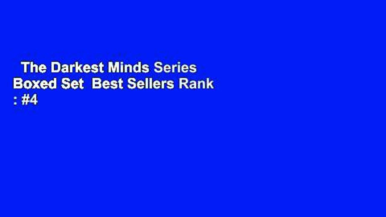 The Darkest Minds Series Boxed Set  Best Sellers Rank : #4