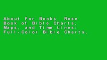 About For Books  Rose Book of Bible Charts, Maps, and Time Lines: Full-Color Bible Charts,