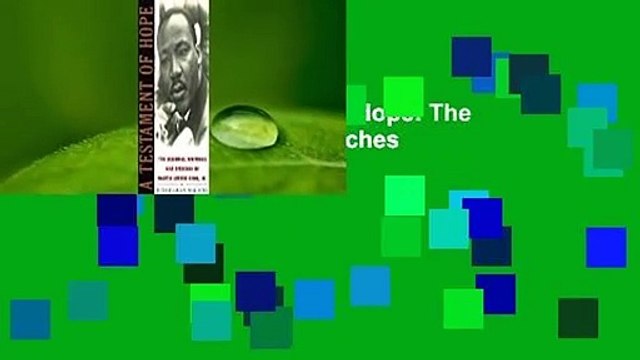 Full E-book A Testament of Hope: The Essential Writings and Speeches For Free