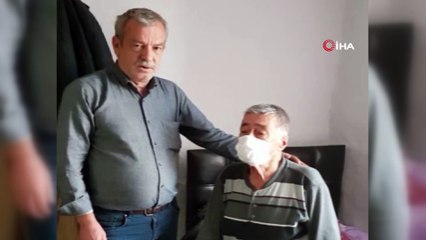 80 yaşındaki kimsesiz adama kaymakamlık ve belediye sahip çıktı