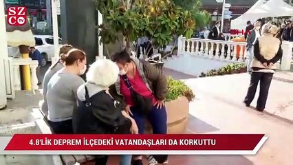 Kuşadası Körfezindeki 4,8'lik deprem ilçedeki vatandaşları korkuttu