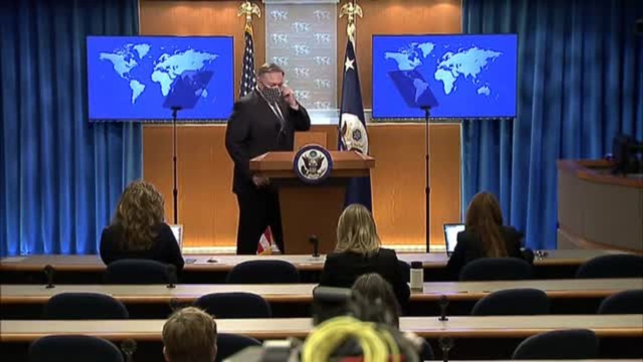 Mike Pompeo asegura que habrá una "transición tranquila" pero hacia un "segundo mandato de Trump"