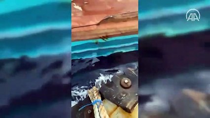 Yunan tankeri ile Türk balıkçı teknesi çarpıştı