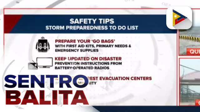 Mga dapat tandaan para maging ligtas tuwing may bagyo