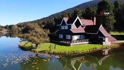 Bolu’da masalsı sonbahar manzaraları