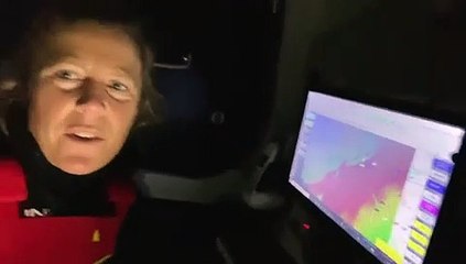 A bord d'Initiatives Coeur Sam Davies