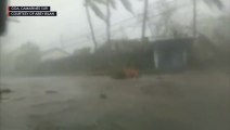 Heavy rain, strong wind lash Goa in Camarines Sur ahead of Typhoon Ulysses’ landfall
