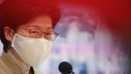 Carrie Lam comments on the removal of four Hong Kong opposition lawmakers