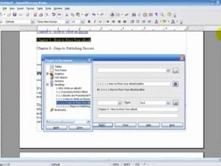 Creating PDF Ebooks with OpenOffice