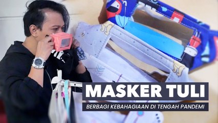 Video herunterladen: Covid-19: Inovasi Pembuatan Masker Khusus Teman Tuli