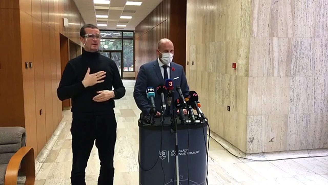ZÁZNAM: Brífingy po rokovaní Vlády SR-1