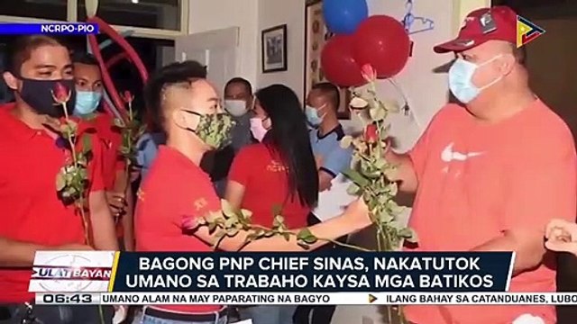 #UlatBayan | Bagong PNP Chief Sinas, nakatutok umano sa trabaho kaysa mga batikos; Isyu ng mañanita, dapat na raw tuldukan ayon kay Sinas