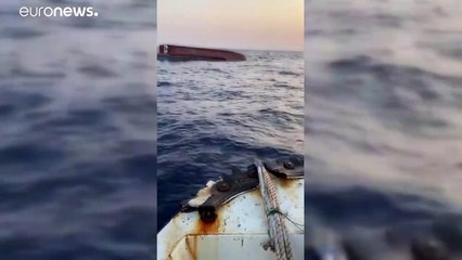 Столкновение танкера и рыбацкого судна в Средиземном море