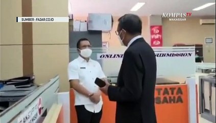 Sidak, Nurdin Abdullah Geram Lihat Kursi Pelayanan Tanpa Petugas Di Kantor PTSP