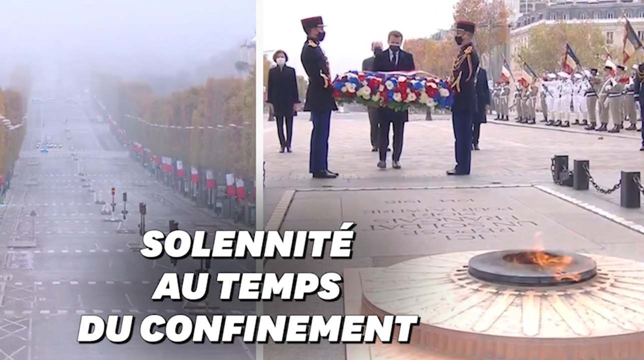 11-Novembre: les images de la cérémonie de l'Armistice confinée