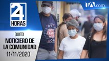 Noticias Ecuador: Noticiero 24 Horas, 11/11/2020 (De la Comunidad Primera Emisión)