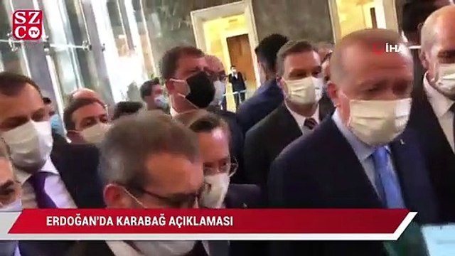 Cumhurbaşkanı Erdoğan'dan Karabağ açıklaması