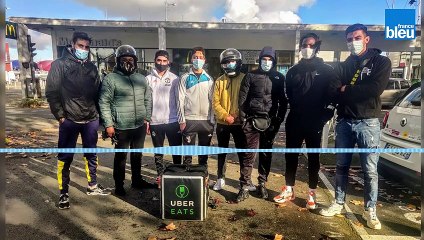 A La Rochelle, les livreurs continuent à livrer pendant le confinement