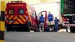 Trabalhador sofre queda enquanto descarregava produtos de caminhão