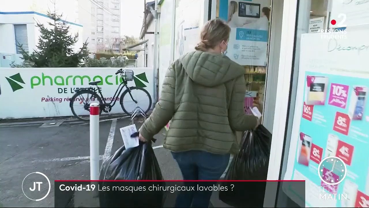 Covid-19 : les masques chirurgicaux peuvent être réutilisés après lavage