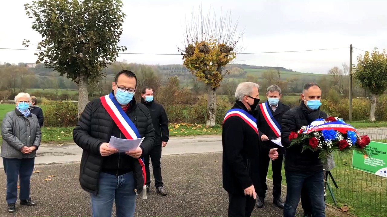 Cérémonie commémorative de l'Armistice à la Nécropole de Belleray
