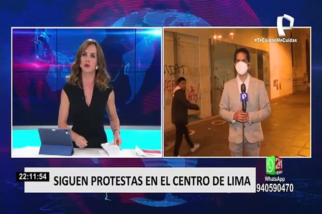 Así se desarrollaron las manifestaciones en Lima en rechazo a Merino y la vacancia presidencial
