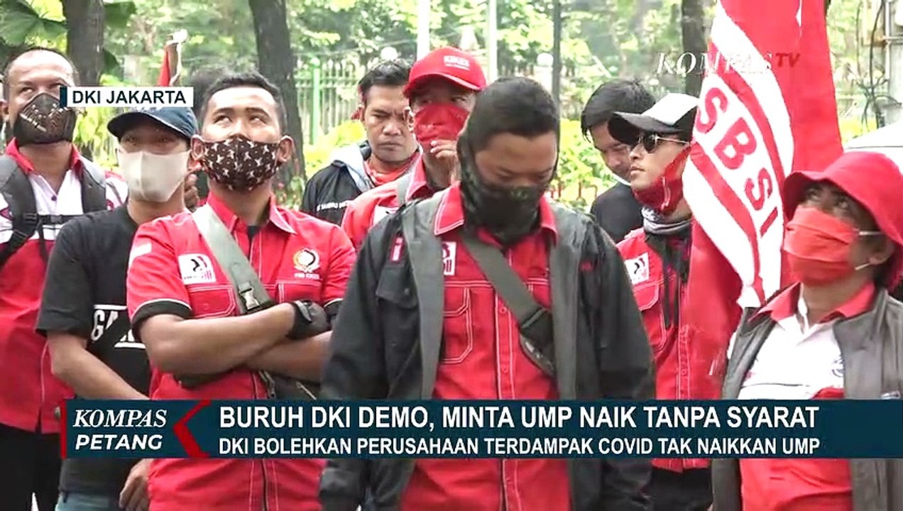 Buruh Demo Minta UMP DKI Jakarta Naik Tanpa Syarat!