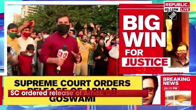 Republic TV editor-in-chief Arnab Goswami released on interim bail