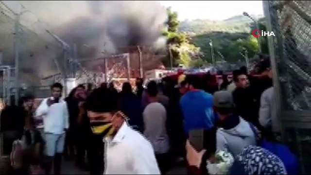 - Yunanistan’da bir sığınmacı kampında yangın