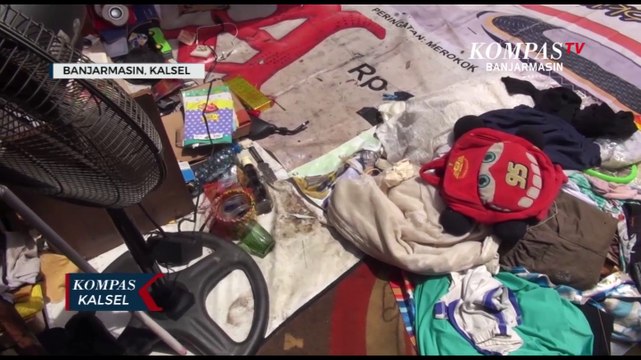 Diterjang Angin Puting Beliung, Atap Rumah Warga di Banjarmasin Rusak Parah