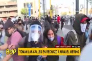 Así quedaron las calles del Centro de Lima tras protestas