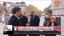 Cérémonie du 11 novembre: Ecoutez ce moment où François Hollande demande à Emmanuel Macron si 