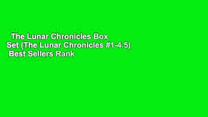 The Lunar Chronicles Box Set (The Lunar Chronicles #1-4.5)  Best Sellers Rank : #3