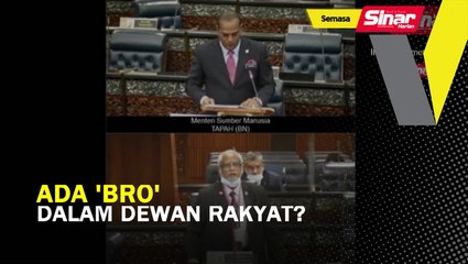 Ada 'bro' dalam Dewan Rakyat?