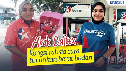 Akak Caltex kongsi ilmu turunkan berat badan