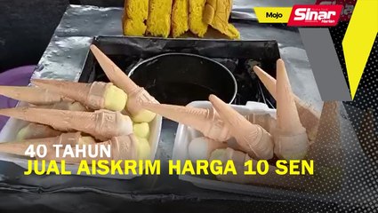 40 tahun jual aiskrim harga 10 sen